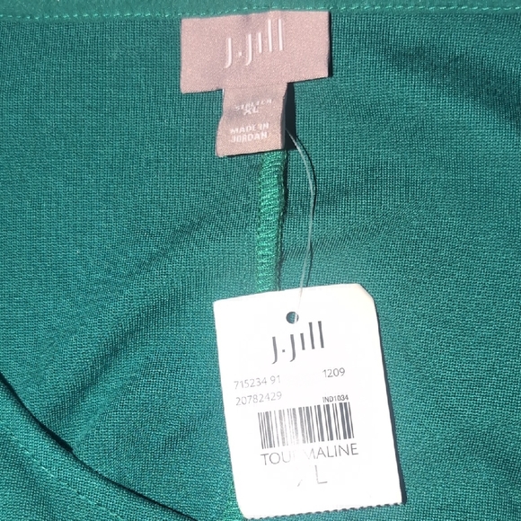 J. Jill Teal Sleeveless Midi Dress - Picture 4 of 5